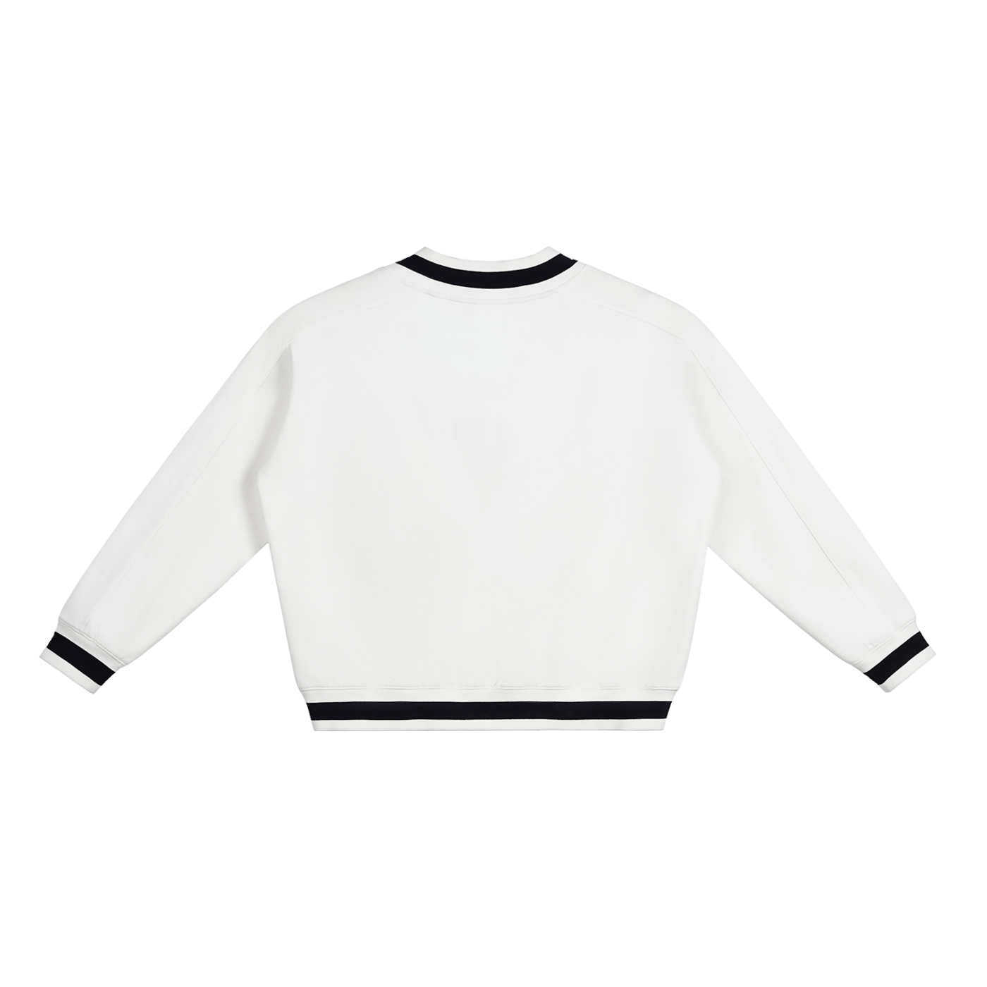 Striped Boxy Sweatshirt