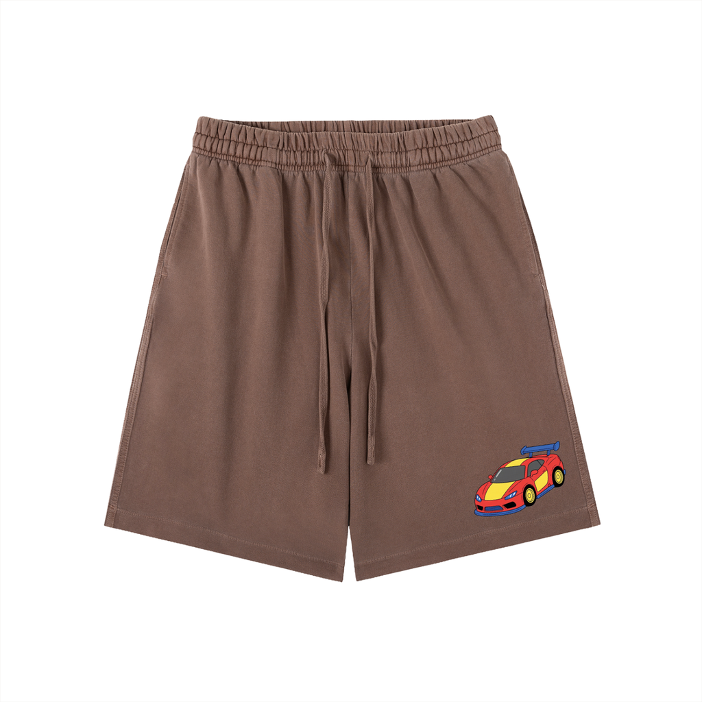Vintage Wash Cotton Shorts