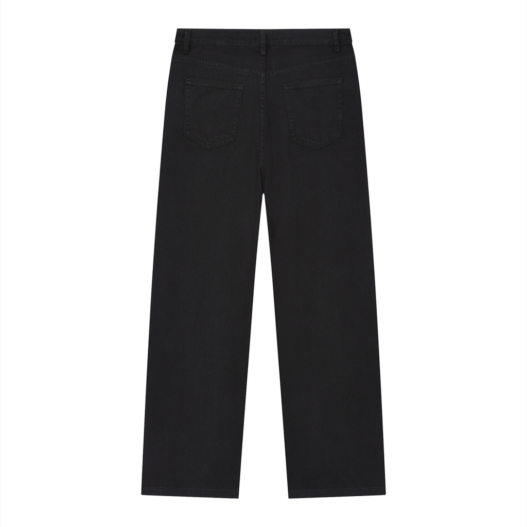 Vintage Wash Straight Jeans