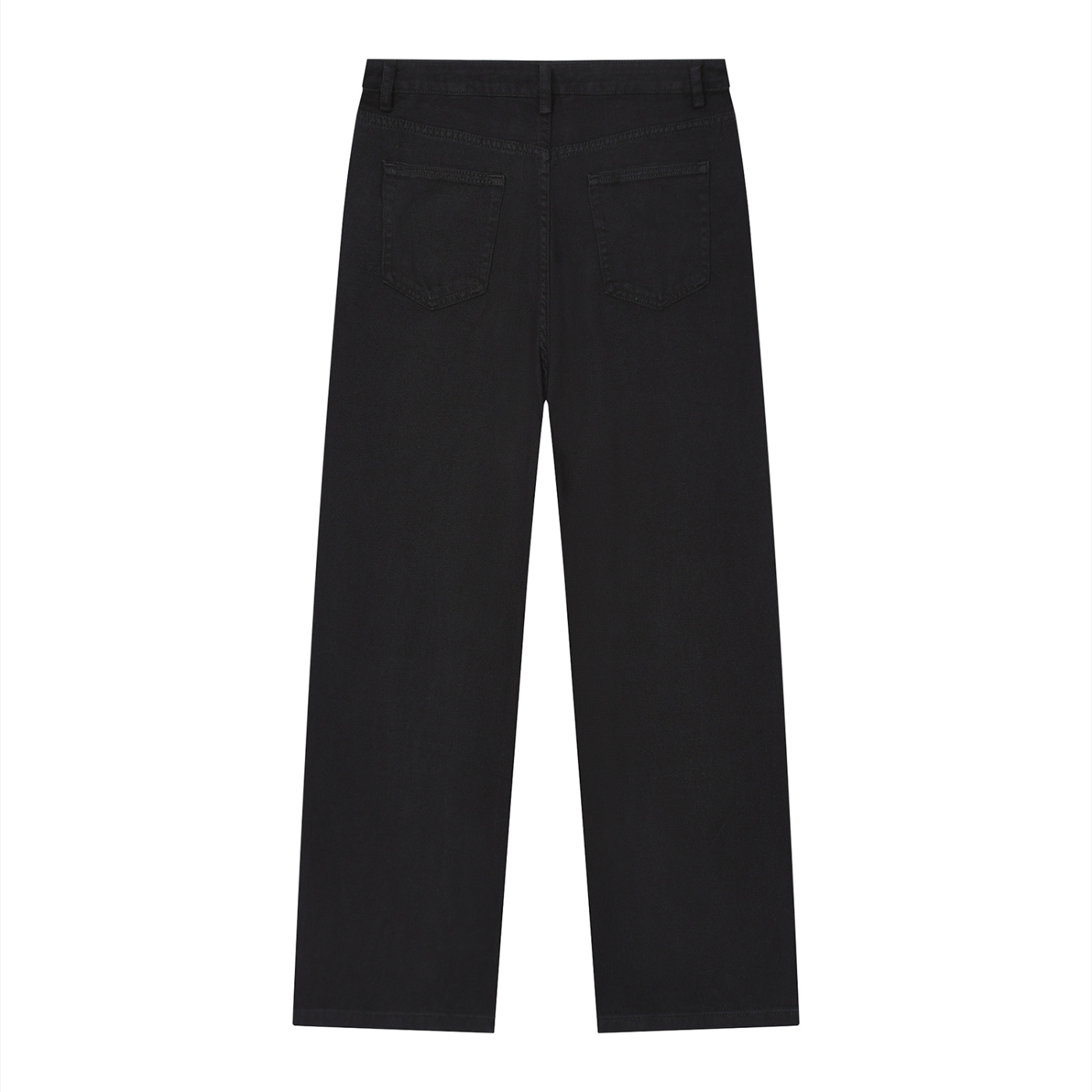 Vintage Wash Straight Jeans