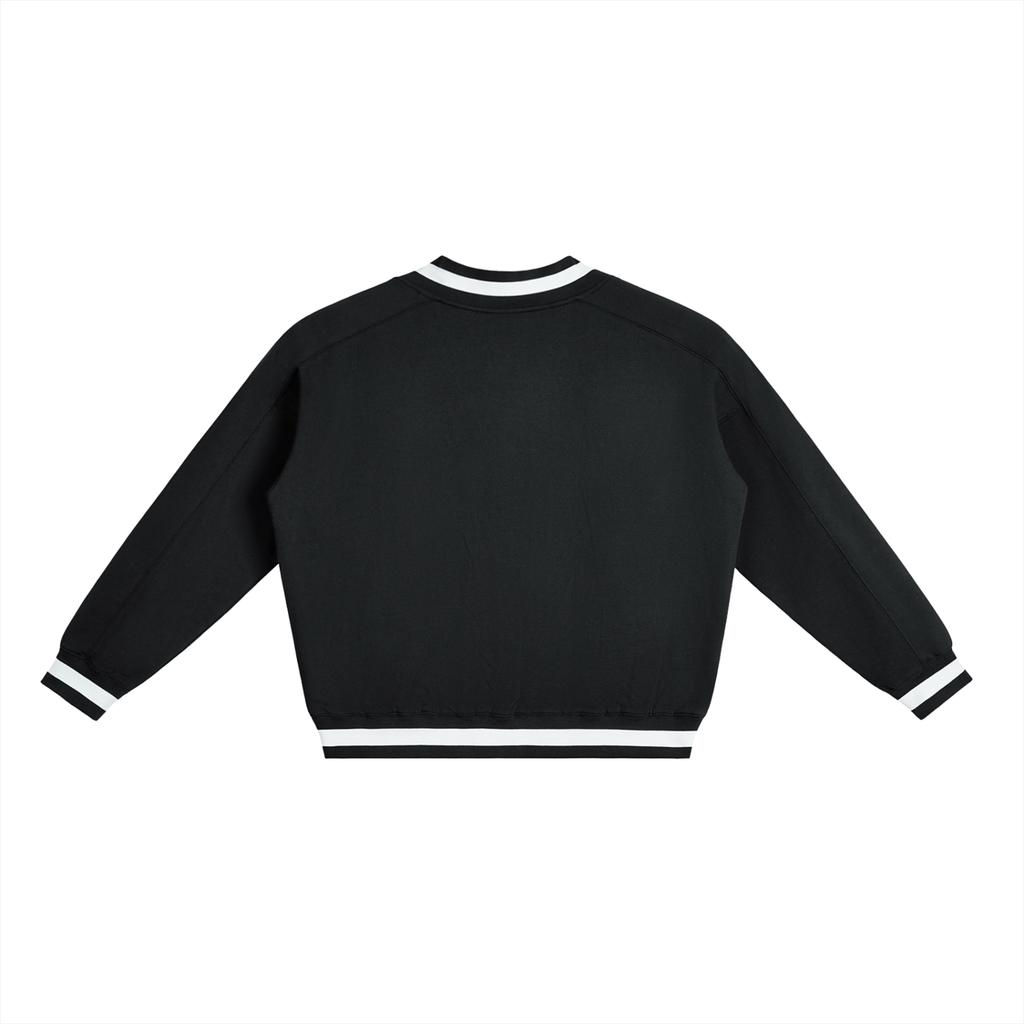 Striped Boxy Sweatshirt