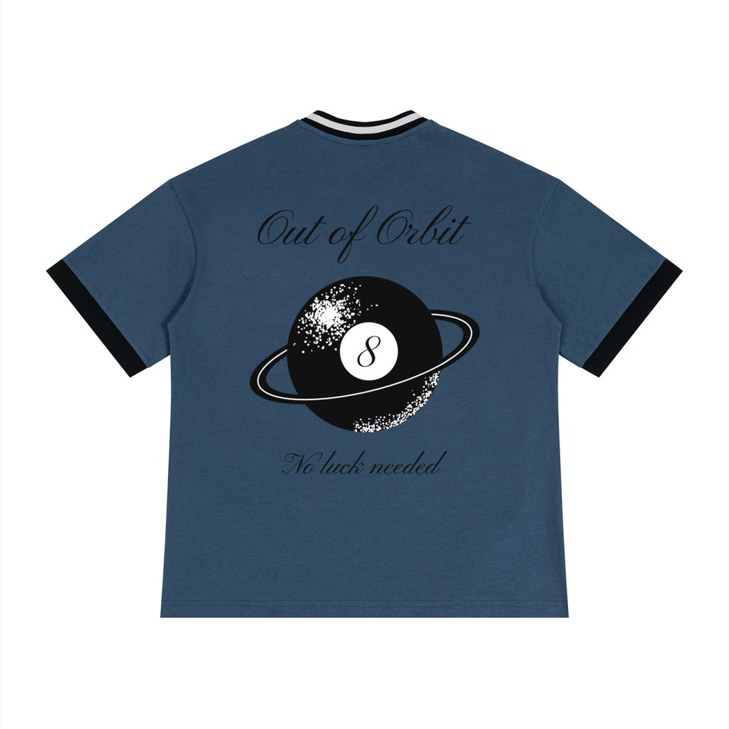 Unisex Color Block V-Neck T-Shirt