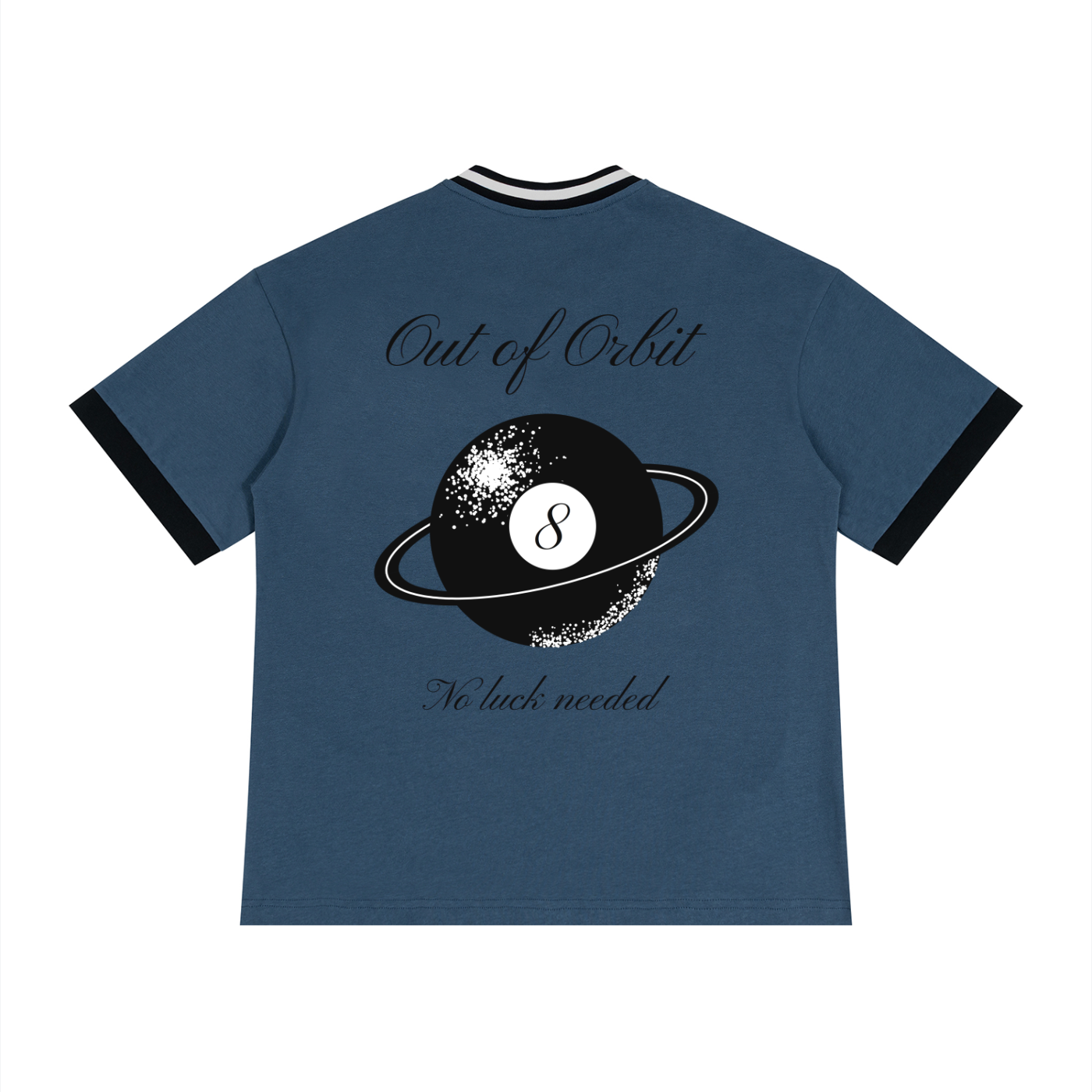 Unisex Color Block V-Neck T-Shirt
