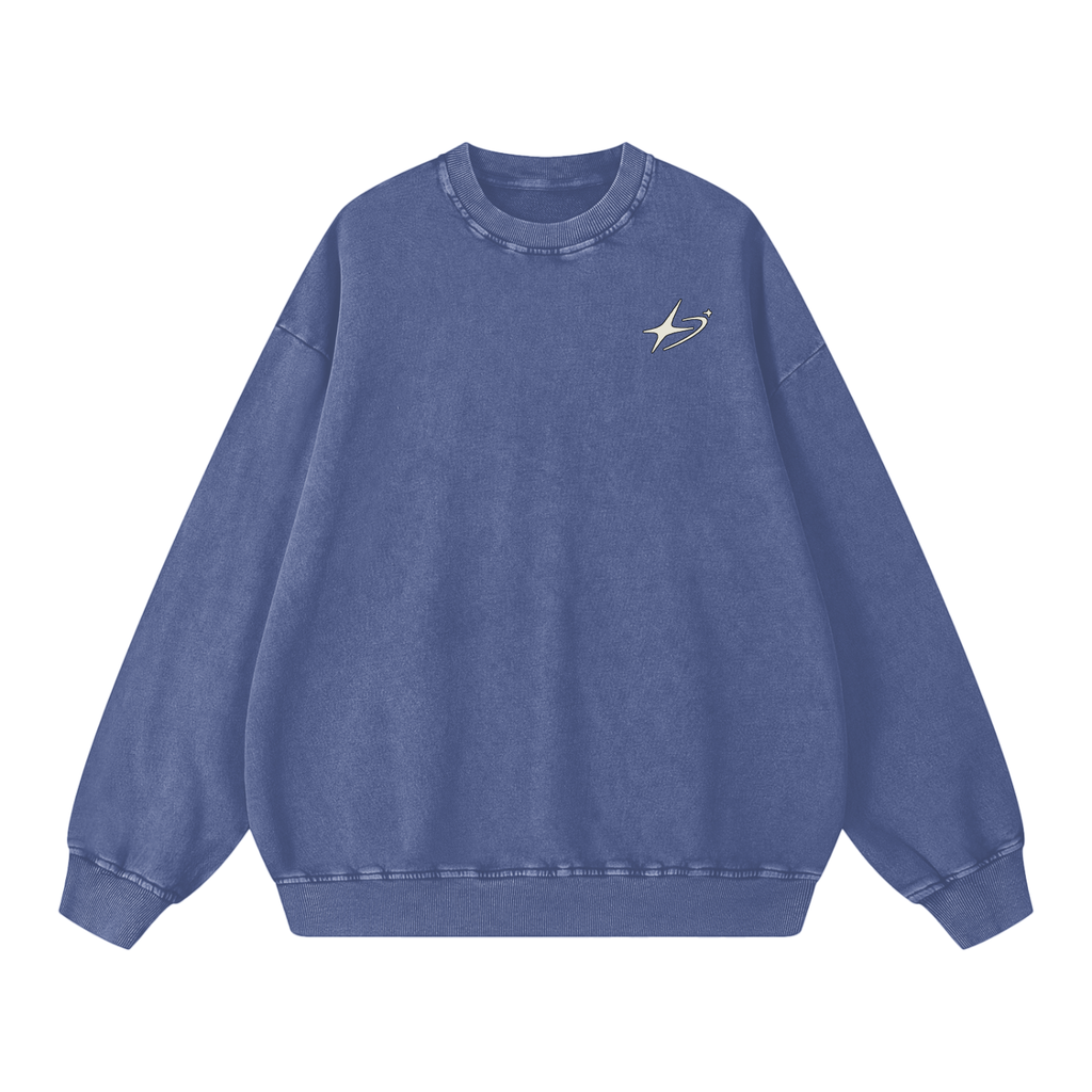Snow Washed Oversized Sweatshirt