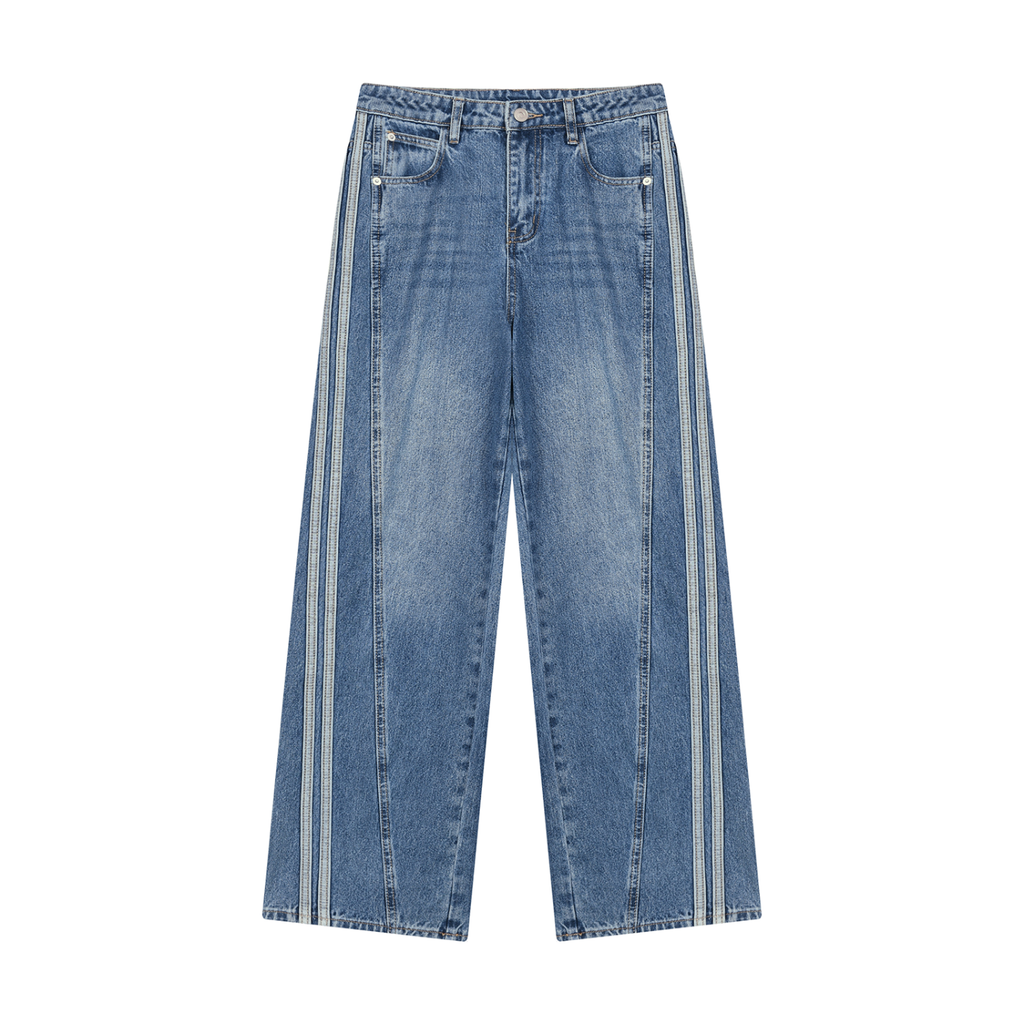Wide Leg Denim Jeans