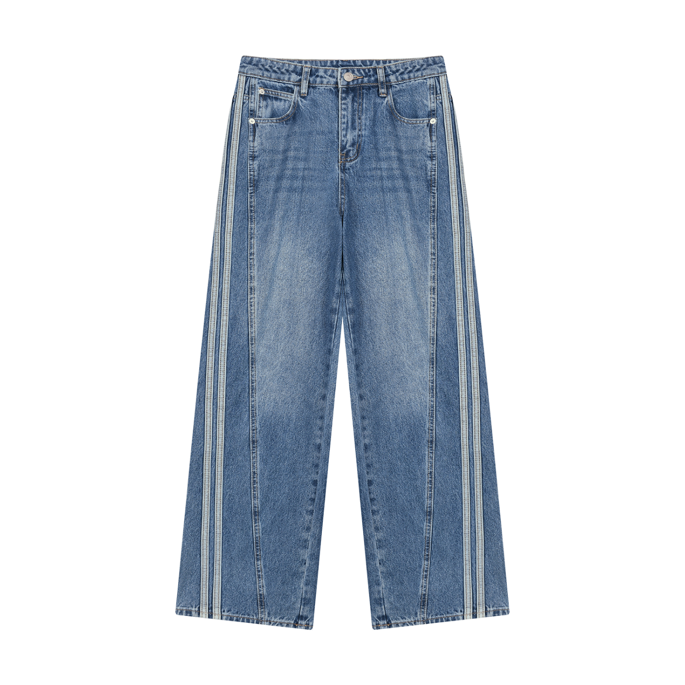 Wide Leg Denim Jeans