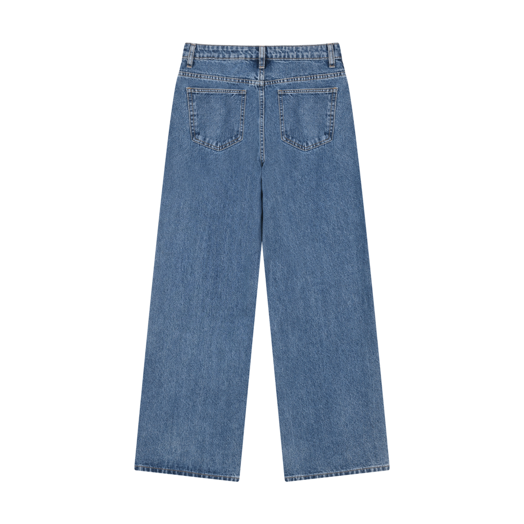 Wide Leg Denim Jeans