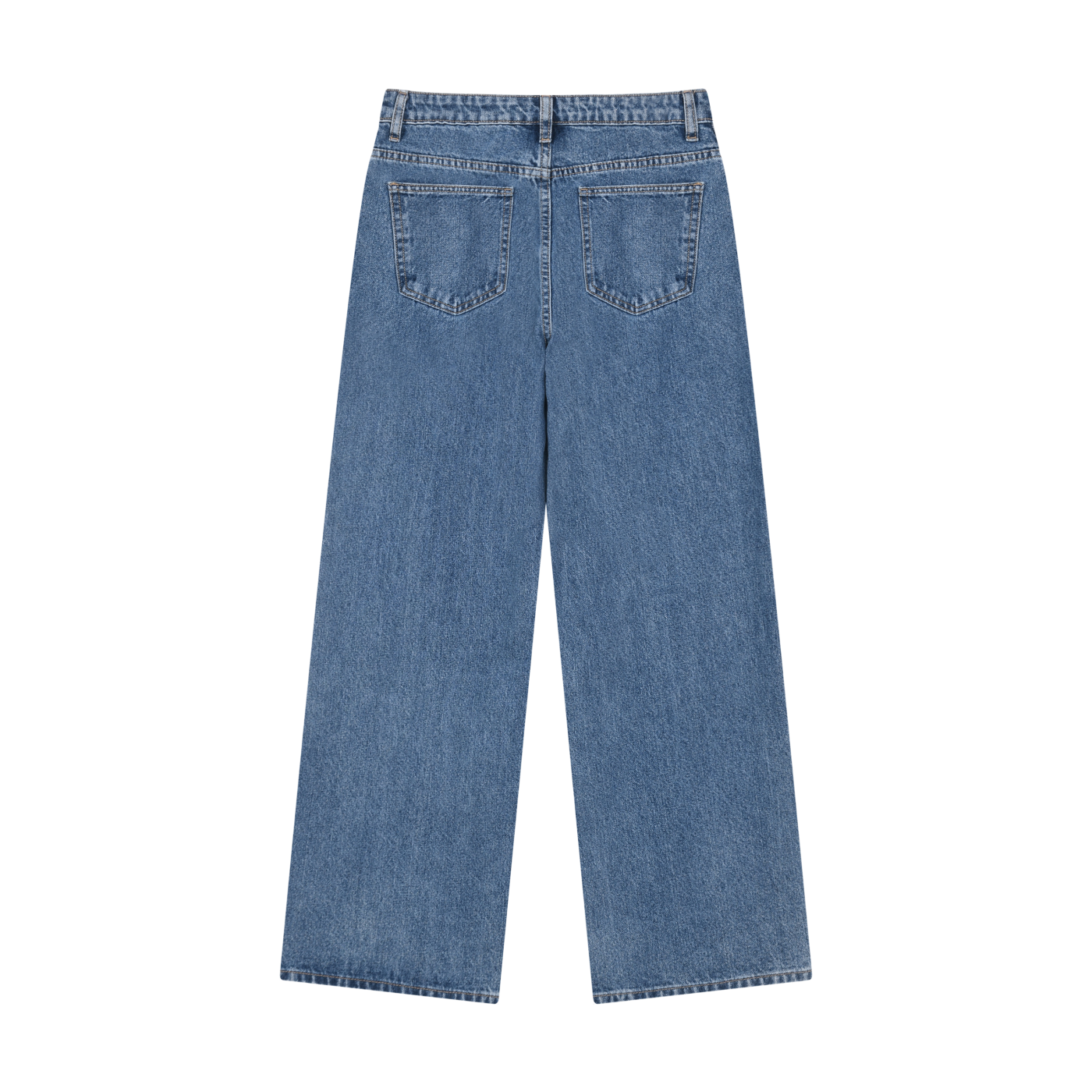 Wide Leg Denim Jeans