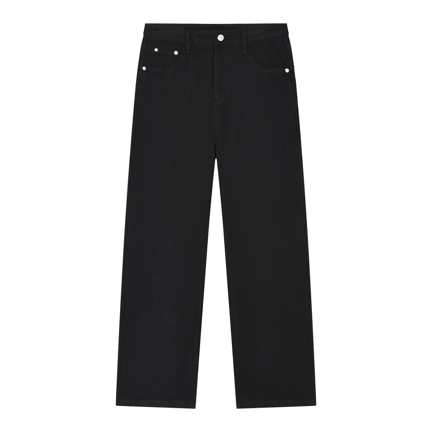 Vintage Wash Straight Jeans