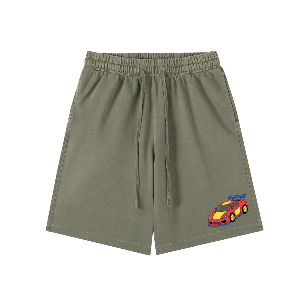 Vintage Wash Cotton Shorts