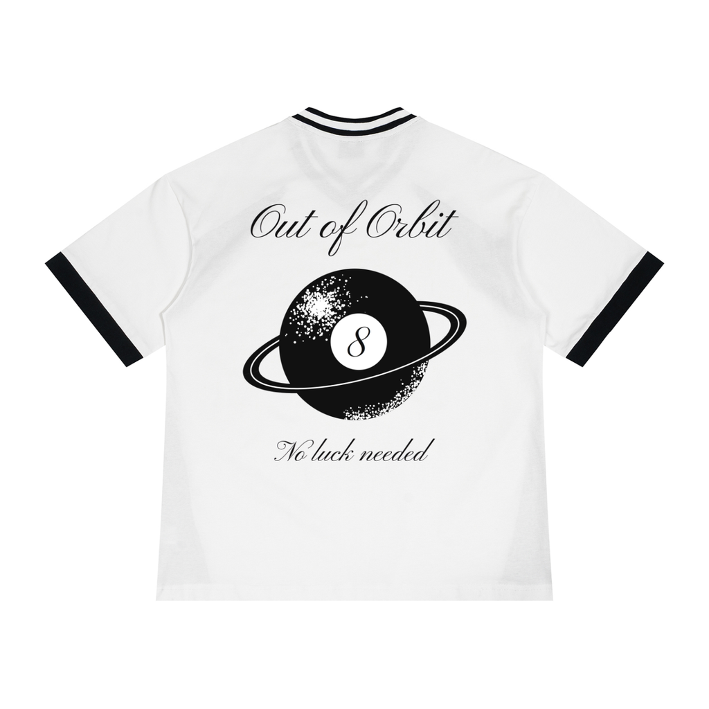 Unisex Color Block V-Neck T-Shirt