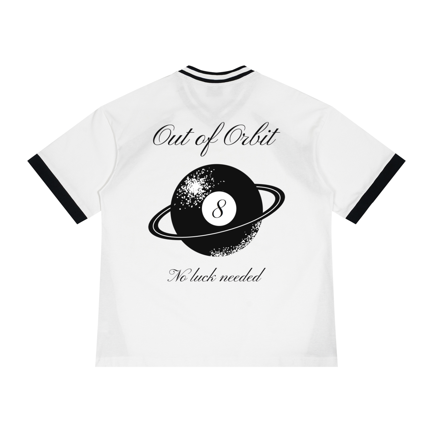 Unisex Color Block V-Neck T-Shirt