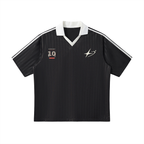 Midnight Ten Striped Soccer Jersey