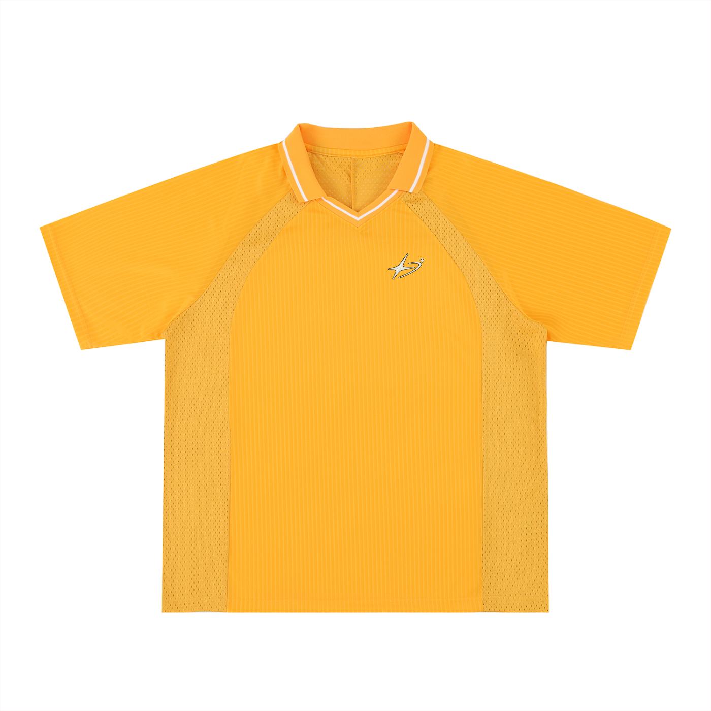 Striped V-Neck Soccer Jersey