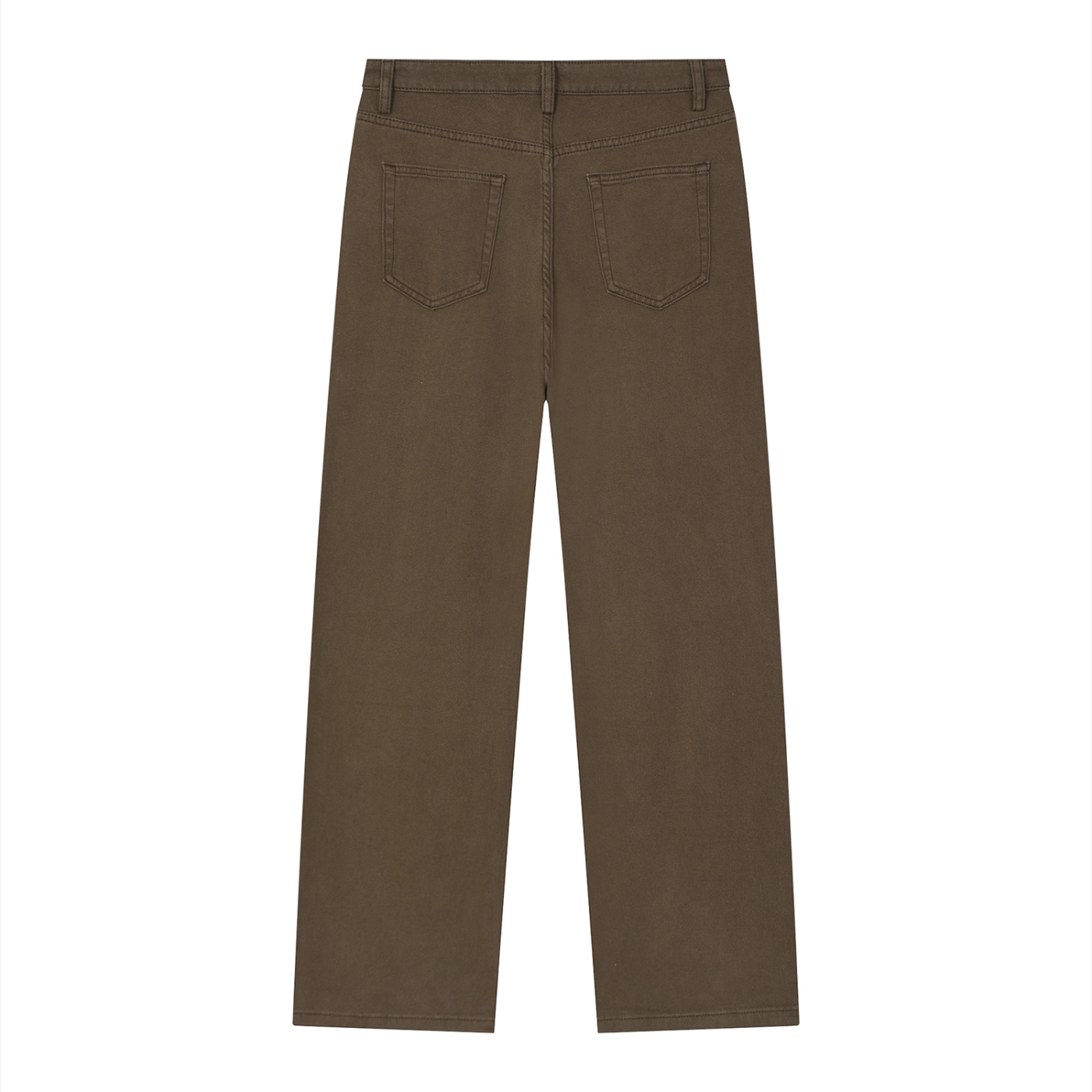 Vintage Wash Straight Jeans