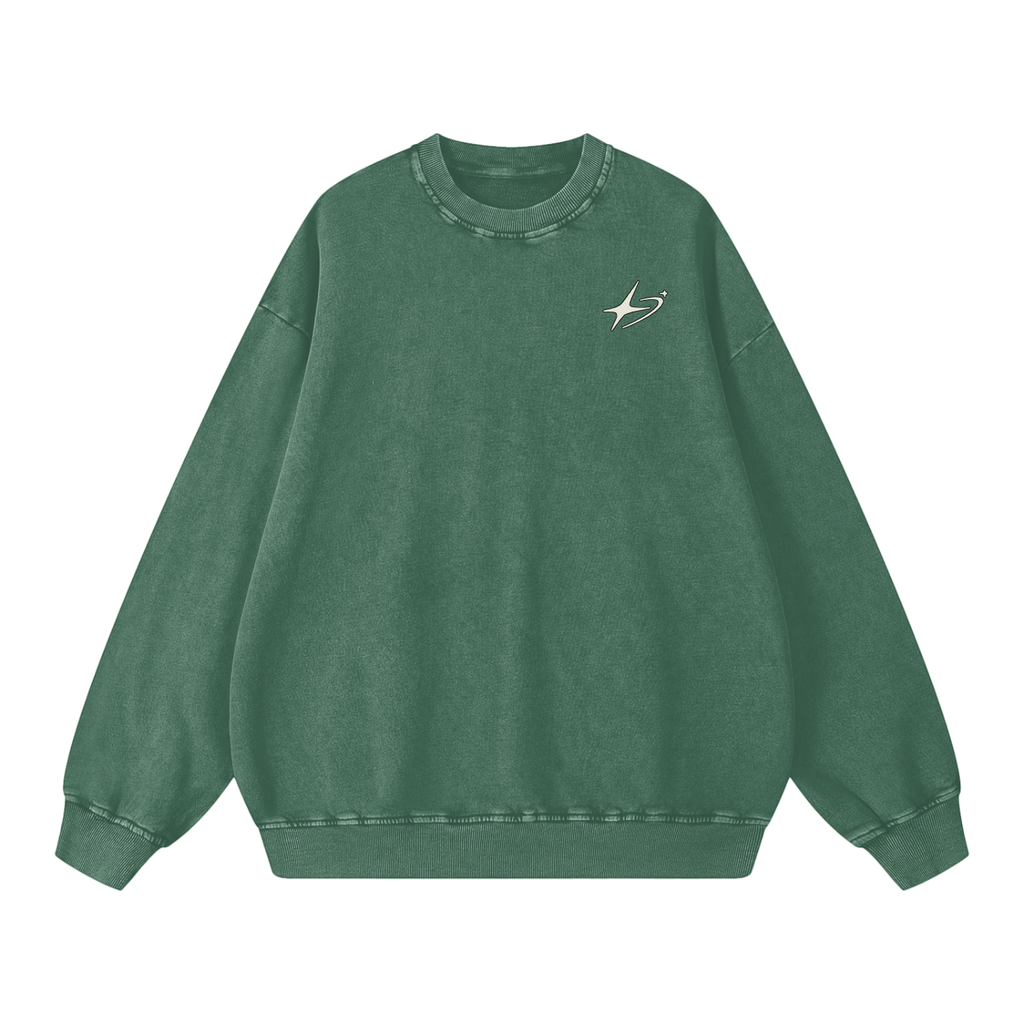 Snow Washed Oversized Sweatshirt