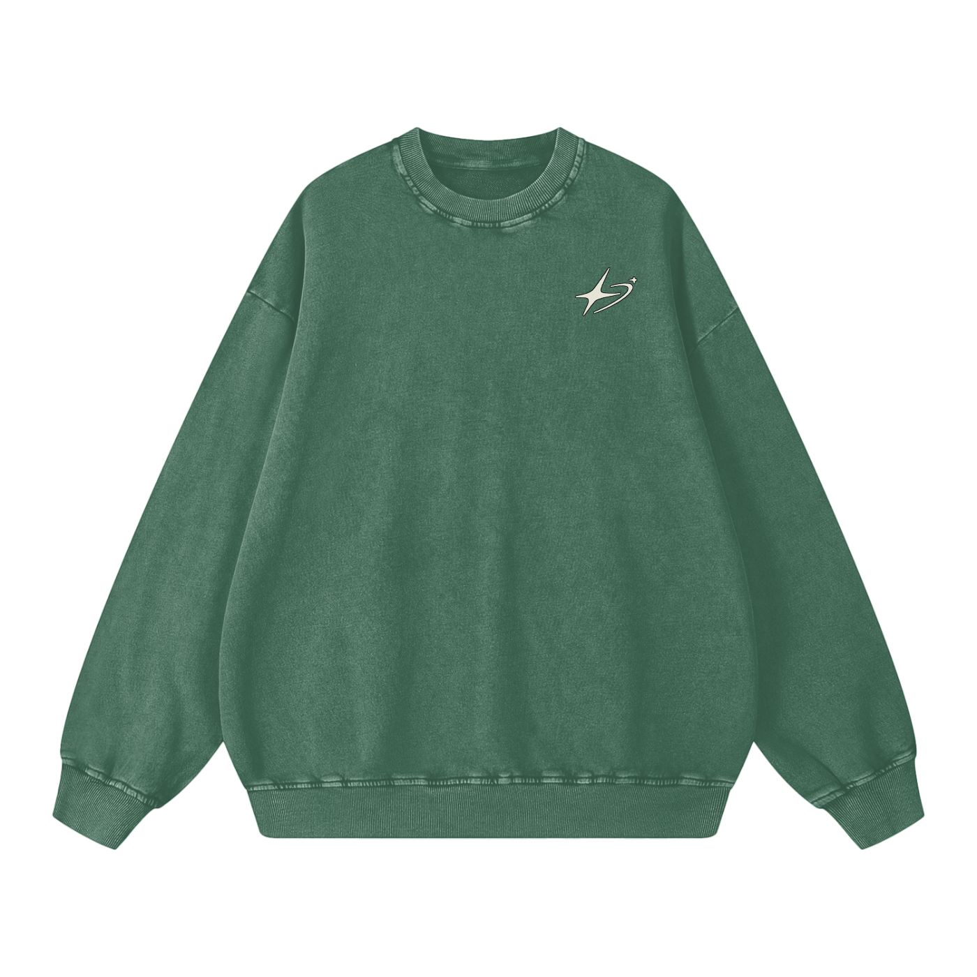 Snow Washed Oversized Sweatshirt