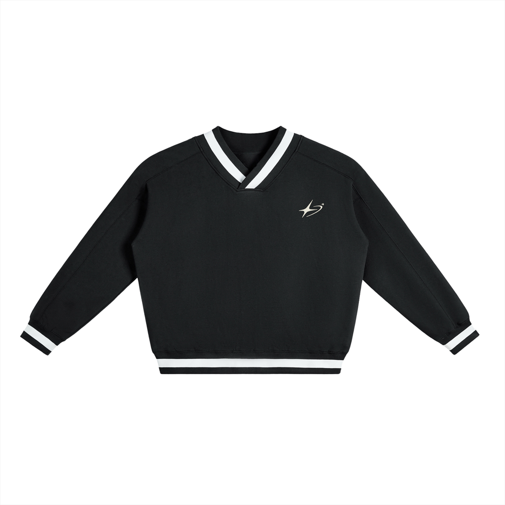 Striped Boxy Sweatshirt