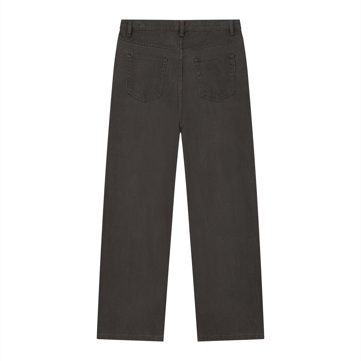 Vintage Wash Straight Jeans