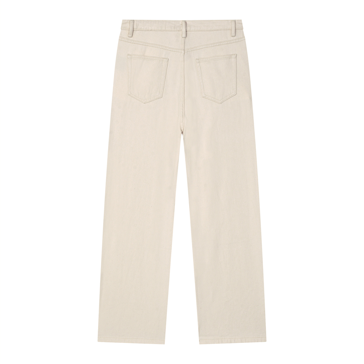 Vintage Wash Straight Jeans