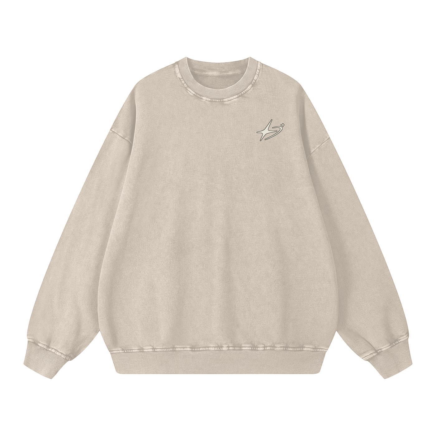 Snow Washed Oversized Sweatshirt
